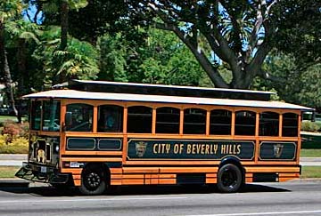 tours con trolley Beverly Hills
